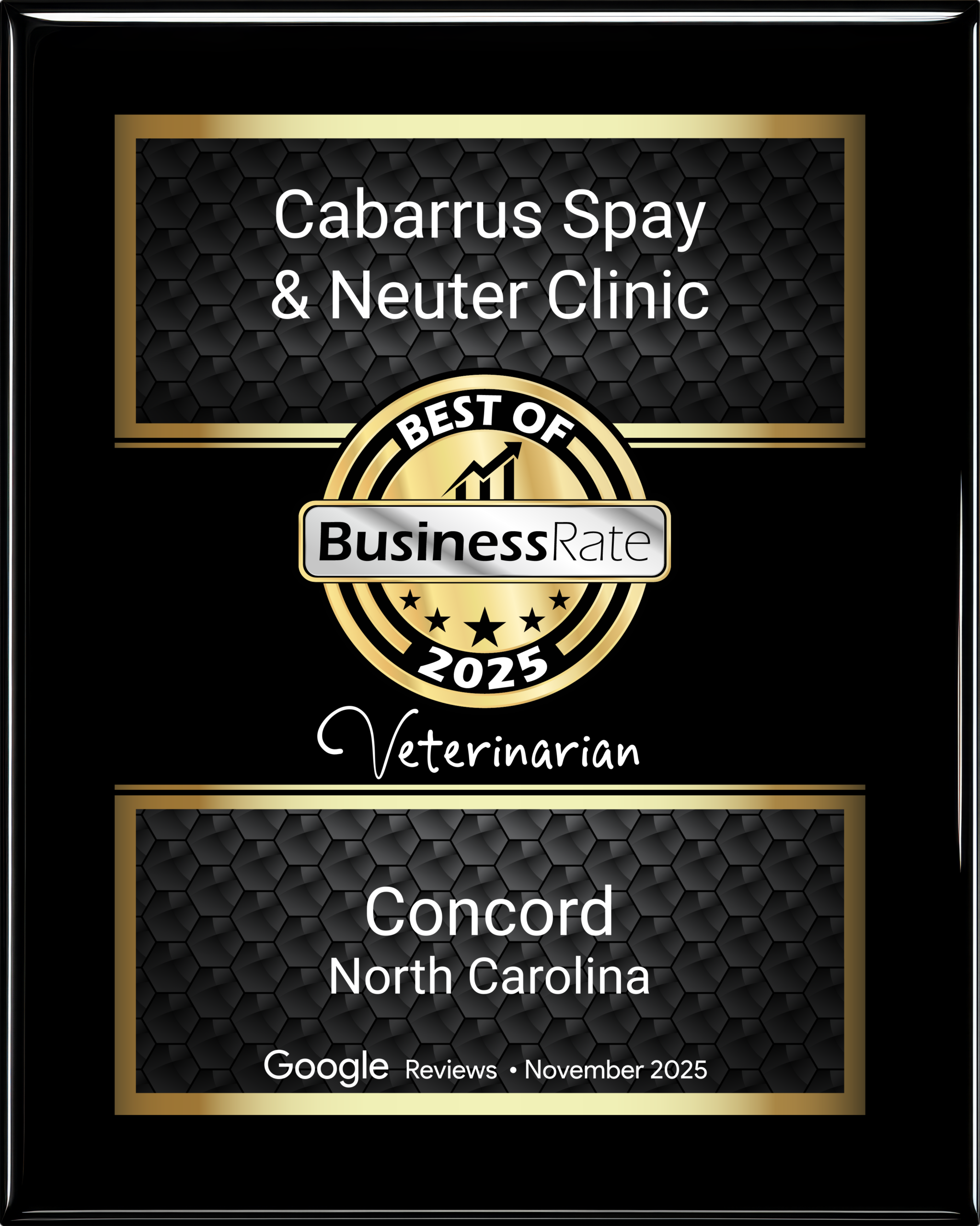 2025 BusinessRate Award